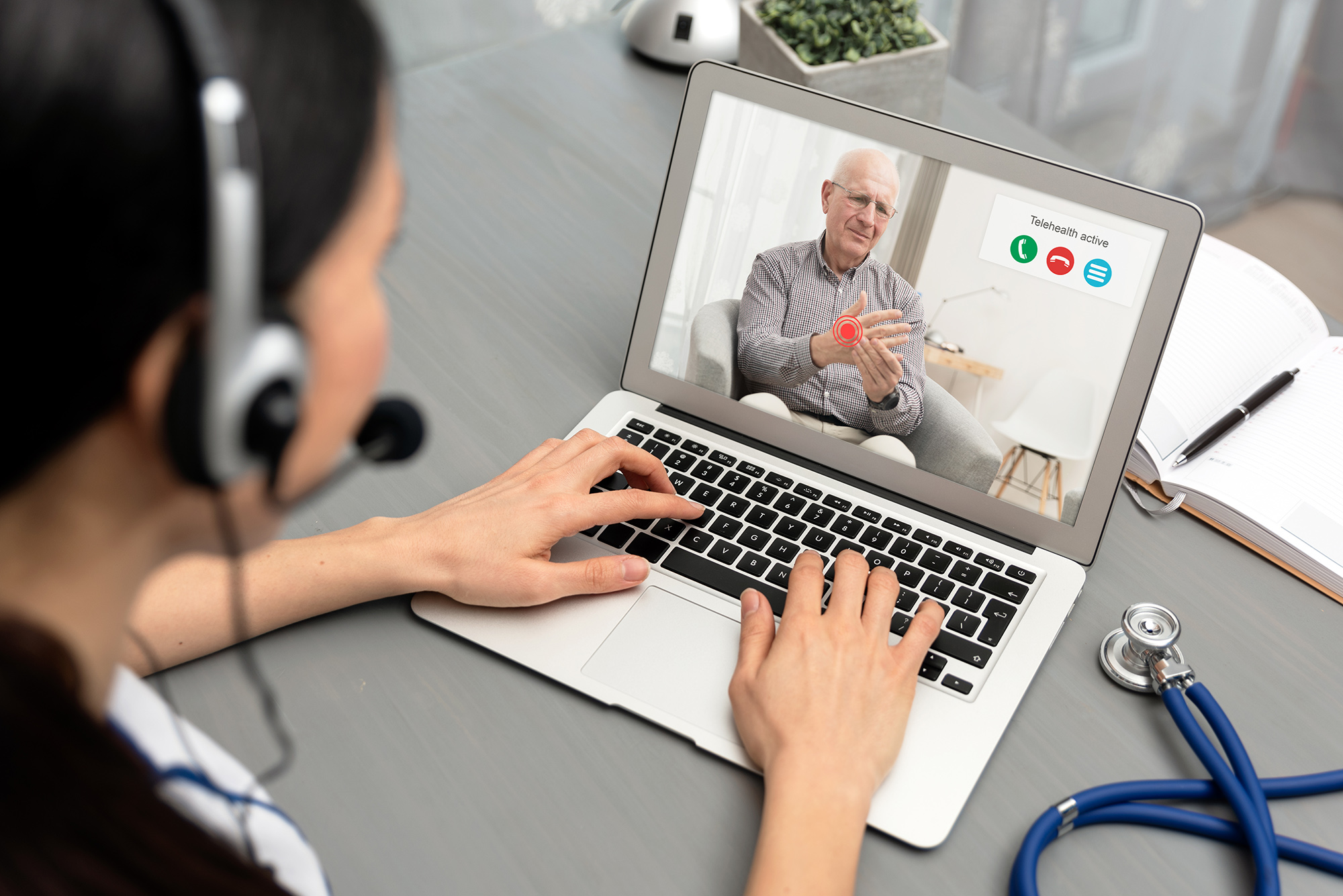 Doctor Talking With A Senior Patient