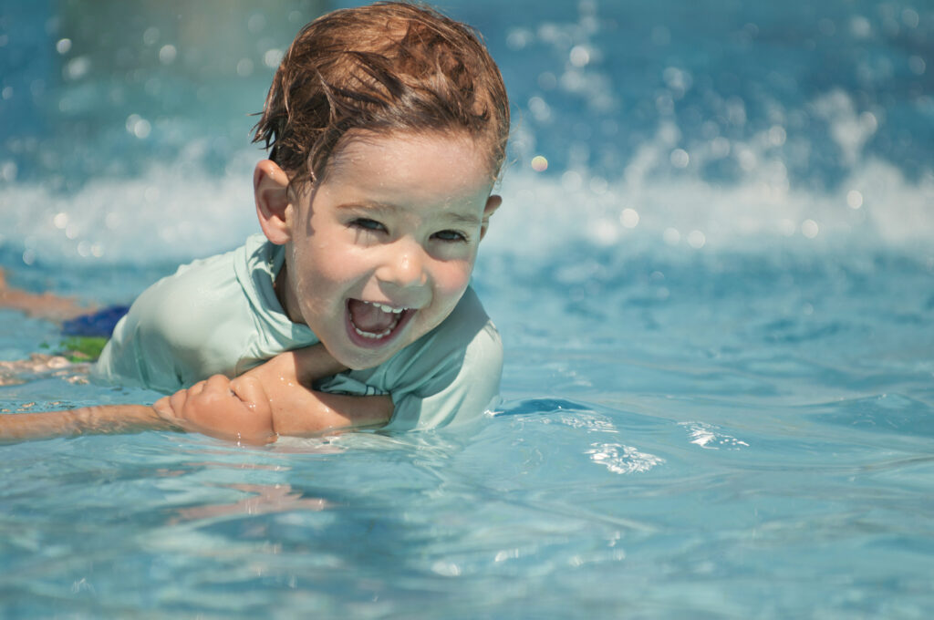 Child Safety Finished Swimming Lessons For Children