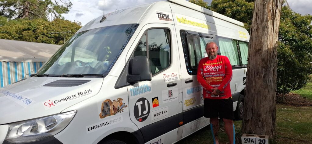Alan 039 S 750km Walk For Men 039 S Mental Health Stops Over In Yass Valley Caravan Park Alan's 750km walk For Men's Mental Health Stops Over In Yass Valley Caravan Park