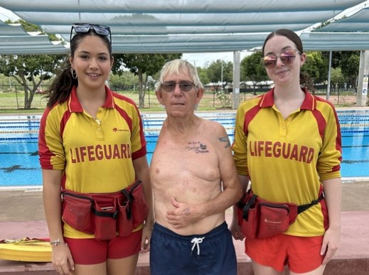 69 Year Old Amputee Gary Swims 100 Laps For