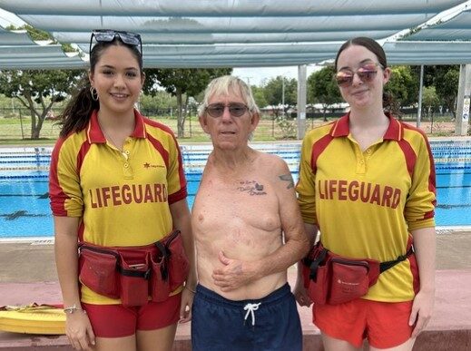 69 Year Old Amputee Gary Swims 100 Laps For
