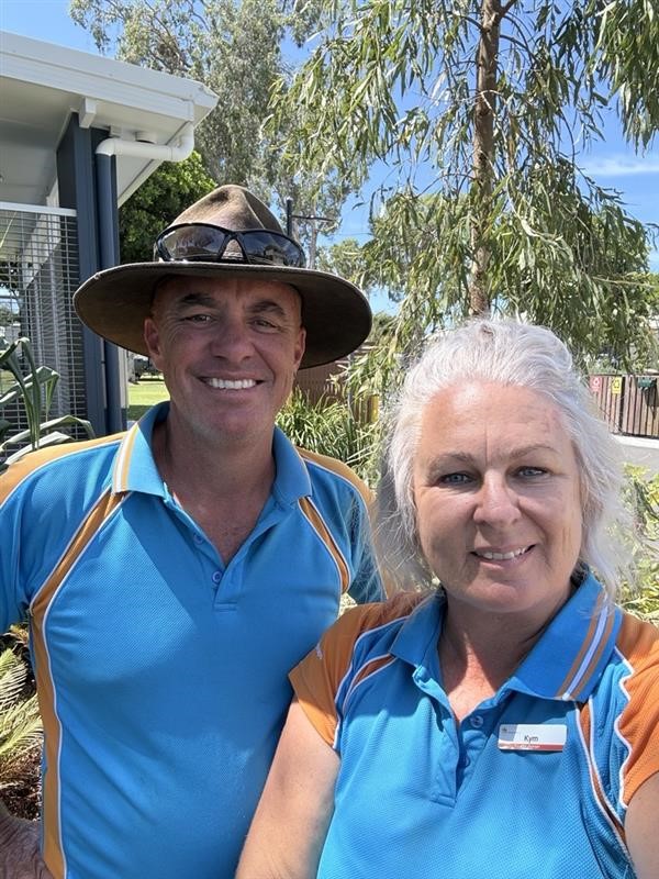 Park Managers Kym And Sean