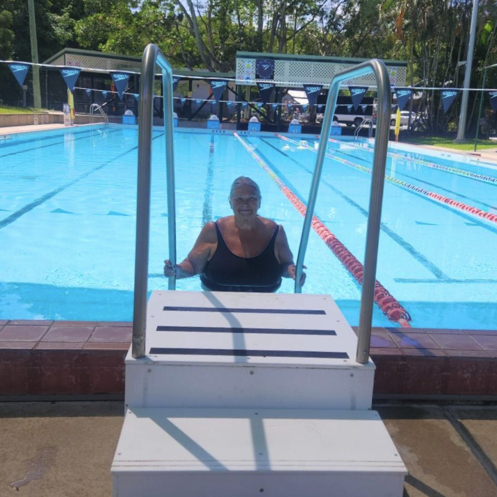 Merelyn Was Walking With A Cane Now She Swims 40 Laps At Dayboro Pool