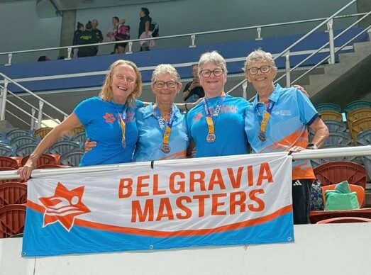 Belgravia Leisure S Masters Swimmers Celebrate National Success In Brisbane