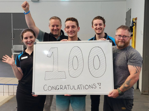 Adrian celebrates 100 life-changing Immersion Therapy sessions