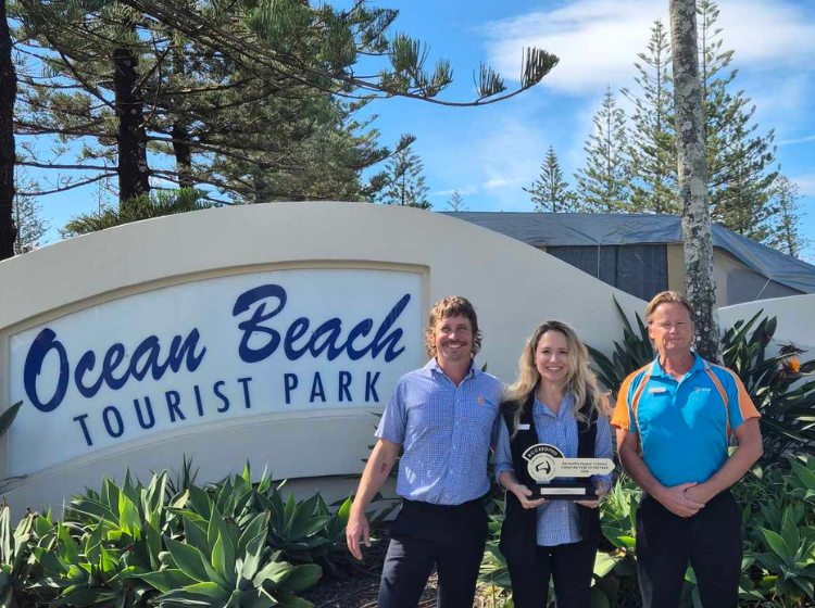 Ocean Beach Tourist Park’s silver lining at the 2024 Industry Awards