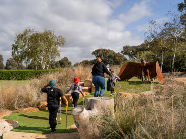 A fun Goanna Golf day for the kids at Bubup Wilam Aboriginal Child and Family Centre