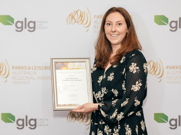 Belgravia Leisure’s Emma Lowe wins David Aldous Young Professional of the Year Award (NSW/ACT)