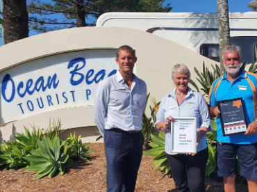 International Recognition for Ocean Beach Tourist Park