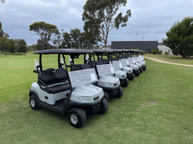 Geelong Golf Club receive an industry-leading fleet of Tempo ‘Club Car’ Golf Carts