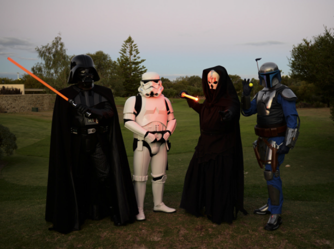 Glanville Golf Course galactic glow in the dark fundraising event raising funds for inclusive golf equipment