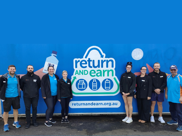 Liverpool City Council’s Whitlam Leisure Centre’s Return and Earn Machine collects 10 million containers