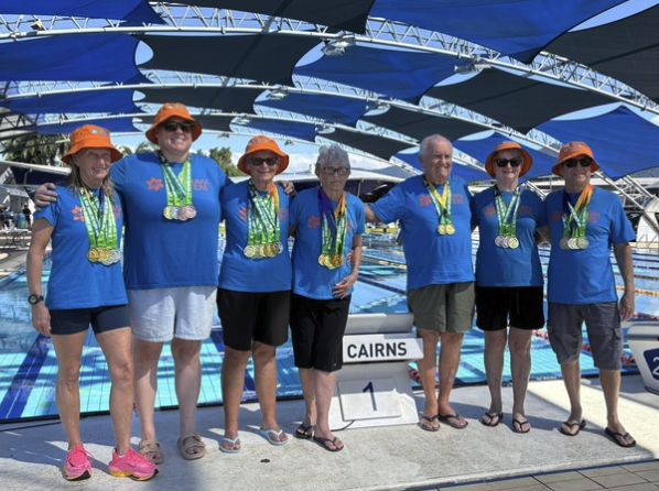 Belgravia Masters Swim Team shines at the Great Barrier Reef Masters Games