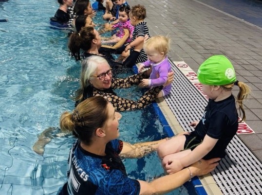 First splash! These Aqua lessons are supporting Aboriginal and Torres Strait Islander families