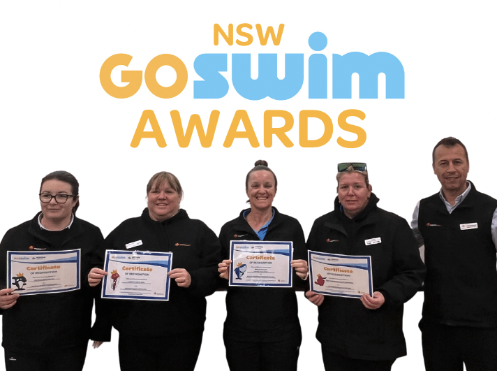 NSW Aquatic Workshop and GOswim Award Recipients