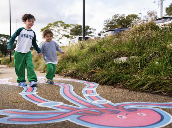 Hop, Skip, Swim! Yawa’s pathways boost physical activity and smiles