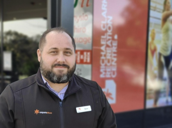 Meet Byron Gulpers, Venue Manager at Michael Clarke Recreation Centre