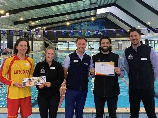 Yawa and Knox receive Platinum Pool Award recognising the highest standard in aquatic safety and risk management