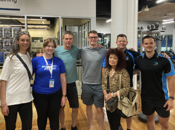 Heart attack survivor’s family thanks lifesaving team at WaterMarc