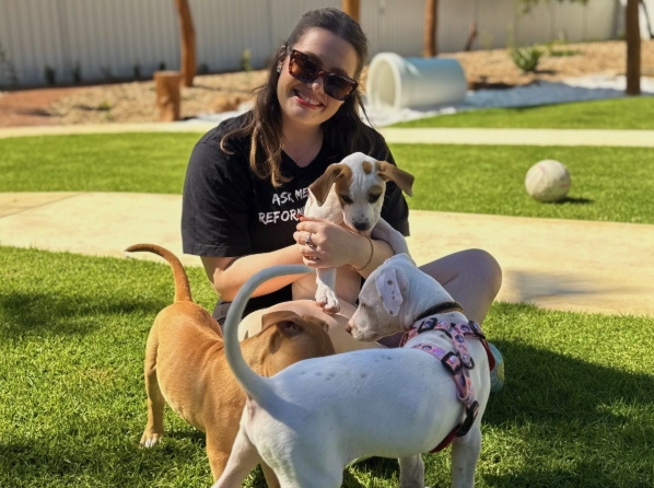 Loftus donates old sports balls to bring joy to dogs at Shenton Park Refuge