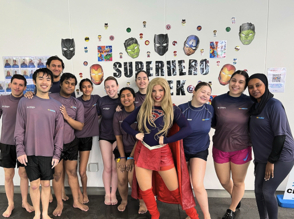 Superhero Week at Mill Park Leisure takes the chill out of winter swimming lessons