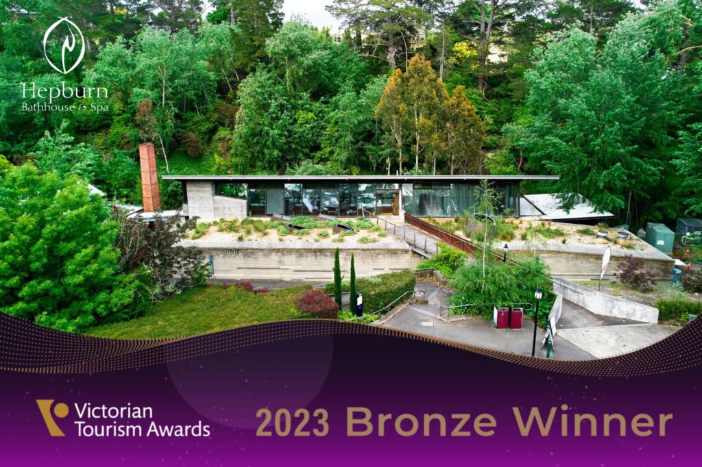 Hepburn Bathhouse & Spa Secures Bronze At Victorian Tourism Industry Awards